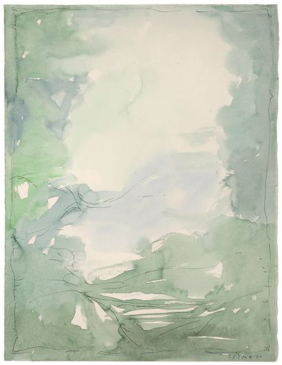 SIMA Joseph.
ORIGINAL WATERCOAT SIGNED 1960....