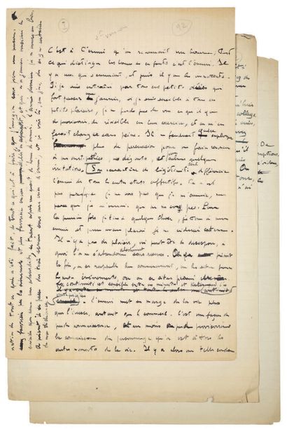 RIGAUT Jacques.
CLIMPÉ SUR MON PIANO. AUTOGRAPHIC...