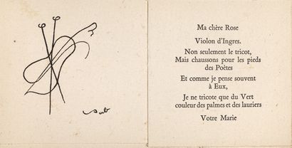 [ADLER Rose].
ROSES FOR ROSES. 1951, tiny...