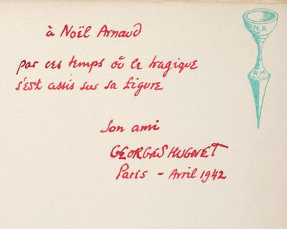 DALI Salvador. HUGNET Georges.
ONAN. Paris,...