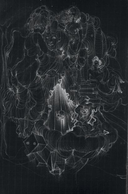 BELLMER Hans.
8 GLASS PLATE PHOTOGRAPHS....