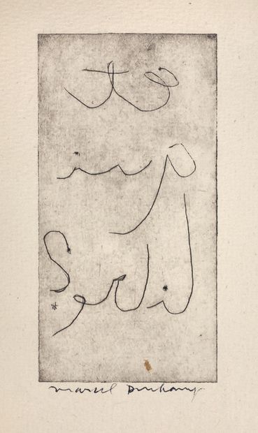 DUCHAMP Marcel. PICABIA Francis.
L'ÉQUILIBRE....