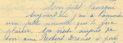 ARTAUD Euphrasie.
AUTOGRAPH LETTER SIGNED...