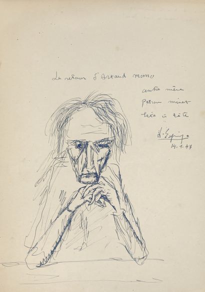 ESPINOUZE Henri.
LE RETOUR D'ARTAUD MOMO.
TWO...