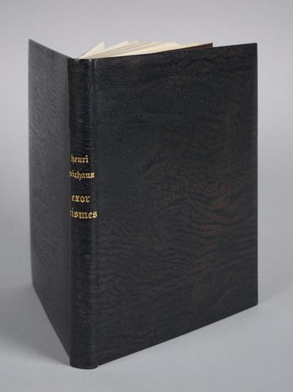 MICHAUX Henri.
EXORCISMS. Paris, Robert-J....