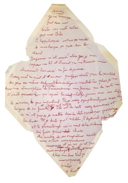 CHAISSAC Gaston.
10 LETTRES AUTOGRAPHES SIGNÉES...