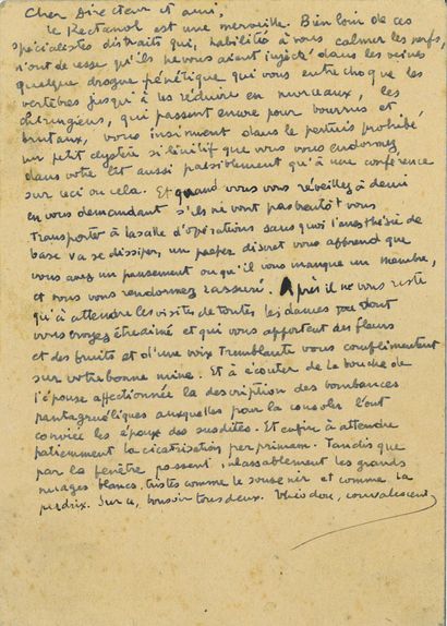 FRAENKEL Théodore.
AUTOGRAPHIC POSTCARD SIGNED...