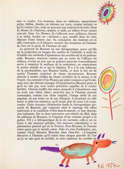 BRAUNER Victor. ALEXANDRIAN Sarane.
VICTOR...