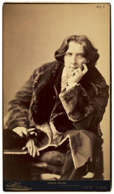 [WILDE Oscar].
PORTRAIT. ORIGINAL PHOTOGRAPH...