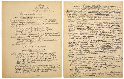 ARTAUD Antonin. DODU MAFFLU.
AUTOGRAPHIC...
