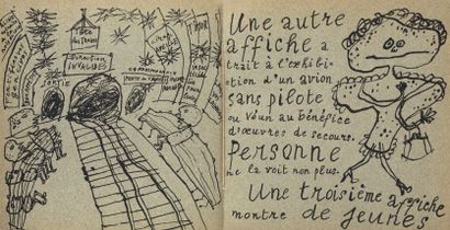 DUBUFFET Jean. PAULHAN Jean.
LA MÉTROMANIE...