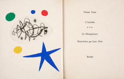 TZARA Tristan. ERNST Max. TANGUY Yves. MIRÓ...