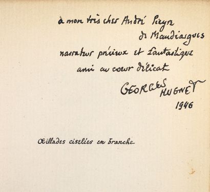 BELLMER Hans. HUGNET Georges.
CHISELED BRANCH...