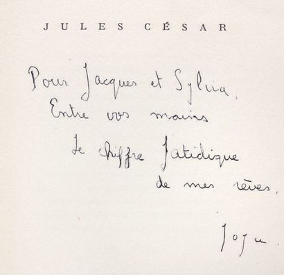 BELLMER Hans. MANSOUR Joyce. JULES CÉSAR.
With...