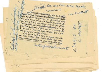 ARTAUD Antonin.
L'ARVE ET L'AUME. DODU MAFFLU....