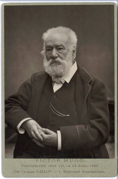 HUGO Victor.
PHOTOGRAPHIC PORTRAIT by Charles...