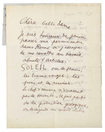 COCTEAU Jean.
15 LETTRES AUTOGRAPHES SIGNÉES...
