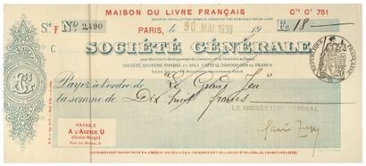 GILBERT LECOMTE Roger.
SELF-SIGNED notebook,...
