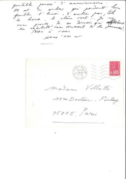 CHAR René.
3 LETTRES AUTOGRAPHES SIGNÉES...