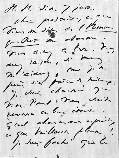 HUGO Victor.
AUTOGRAPHIC LETTER SIGNED to...