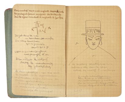 GILBERT LECOMTE Roger.
SELF-SIGNED notebook,...