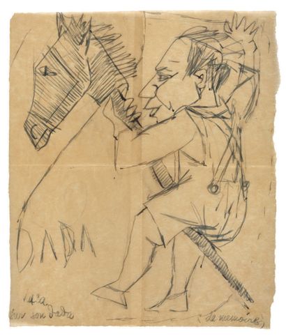 JANCO Marcel.
LUCA ON HIS DADA. ORIGINAL...
