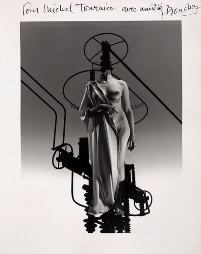 BOUCHER Pierre.
ORIGINAL SIGNED PHOTOMONTAGE....