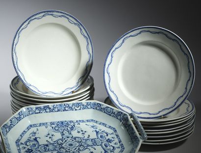 Tournai
Twenty soft-paste porcelain plates...
