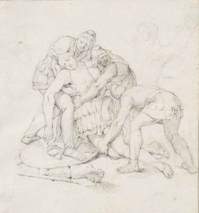 Attribué à Chirubino CORNIENTI (Pavie 1816-Milan...