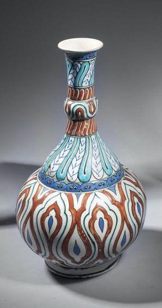 Théodore DECK (1823-1891)
Earthenware bottle...
