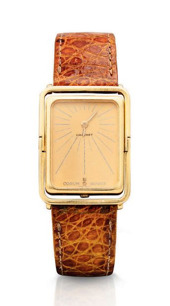 CHAUMET & CORUM
Bracelet montre basculante...