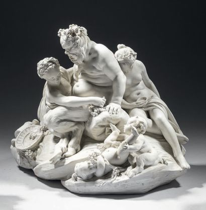 Sèvres
Soft porcelain cookie group depicting...
