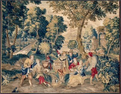 Flemish tapestry (Lille or Oudenaarde)
Entertainment...