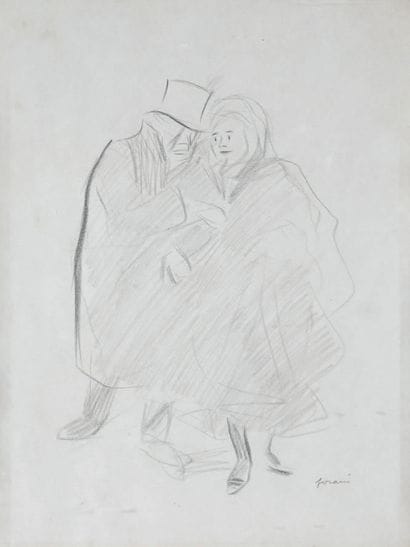 Jean-Louis FORAIN (1852-1931)
Couple
Black...