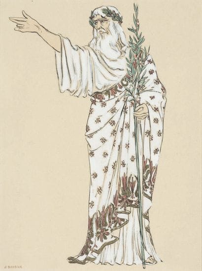Georges BARBIER (1882-1932)
Priest and Priestess...