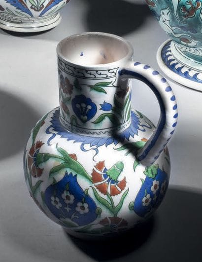 Théodore DECK (1823-1891)
Earthenware pitcher...