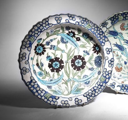 Edmond LACHENAL (1855-1948)
Round earthenware...
