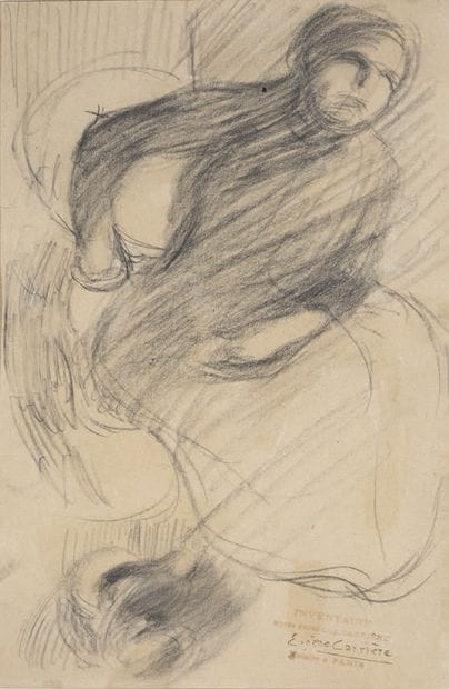 Eugène CARRIÈRE (1849-1906)
Portrait of a...