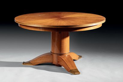Jules LELEU (1883-1961)
Coffee table convertible...