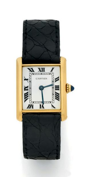 CARTIER
Montre bracelet d'homme modèle Tank...
