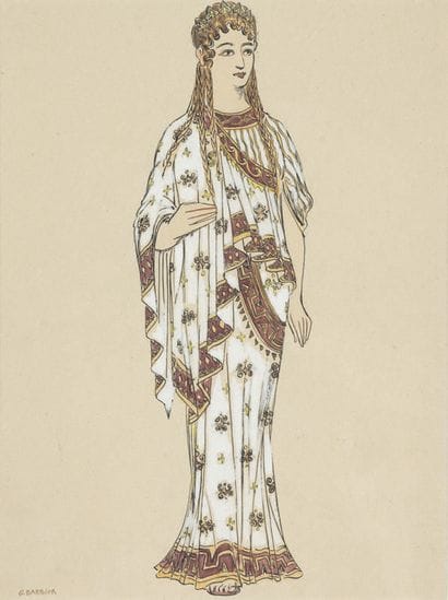 Georges BARBIER (1882-1932)
Priest and Priestess...