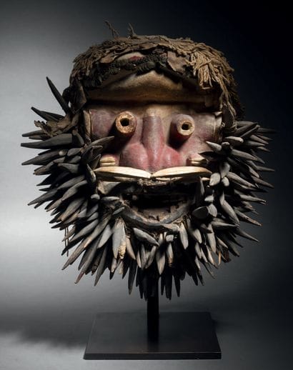 Guéré mask
Ivory Coast
Wood, fiber, etc.
H....