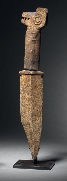 Knife
British Columbia
Whale bone
H. 29.5...