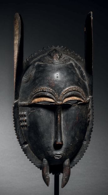 Baule mask
Ivory Coast
Wood
H. 28 cm

Provenance...