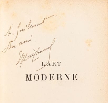 Huysmans (Joris-Karl)
Ɵ L'Art moderne. Charpentier...
