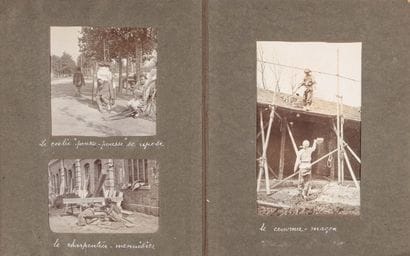 Ɵ Les Métiers de la rue en Chine. Album illustré...
