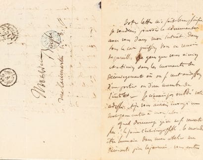 Delacroix (Eugène)
Ɵ Lettre autographe signée...