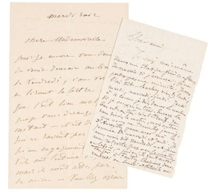 Manet (Édouard)
Lettre autographe signée...