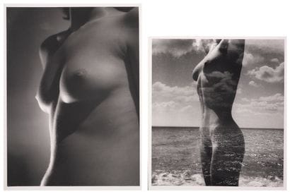 BOUCHER Pierre
TWO PHOTOMONTAGES AND 2 NUDE...
