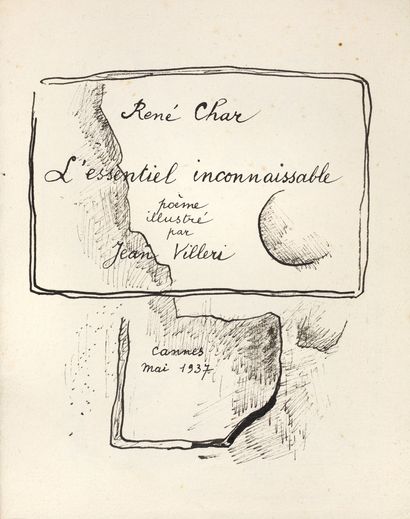 CHAR René
THE UNKNOWABLE ESSENTIAL. POEM...